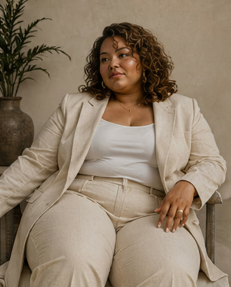 Ivory suiting