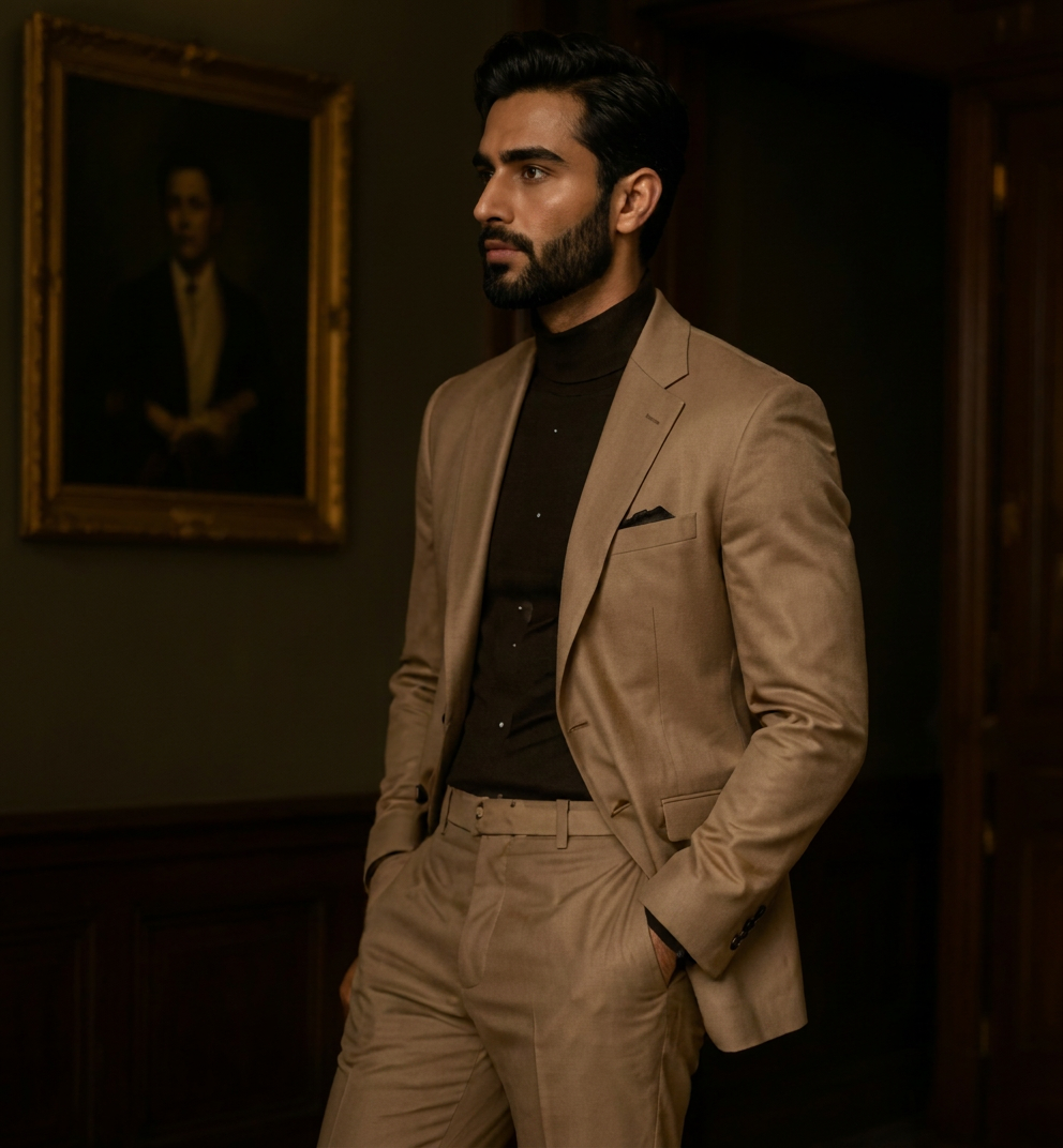 Tailored three-piece suit